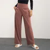 lu lu pant align厚いワイドレッグパンツ女性スポーツヨガレモンタイツフィットネスハイウエストスウェットパンツランニングルーズトレーニングカジュアルズボン