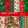 Decorazioni natalizie Merry Paper Pad Modelli assortiti Decoupage Single Sided Scrapbooking vintage Forniture per cartoline decorative fai da te 231121