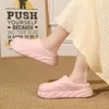 Slippers Slipper For Men Indoor Warm Add Velvet Waterproof Platform Shoes Non-slip Soft And Comfortable Couple Women Home Shoe