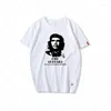 Camisetas masculinas Che Guevara Herói Nacional Sastaito Tshirt Men Fashion Harajuku Casual Hip Hop Manga curta Tops de verão de streetwear