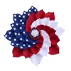 Decorative Flowers Independence Day Wreath Decoration High-quality Short Plush Material Porch Front Door