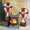 Juldekorationer Juldekorationer hartshus Led Night Lights Ornament Christmas Kid Gifts Snowman Santa Claus Microlandscape Ornament 231121