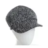 男女のためのベレー帽の高品質のsboyキャップニットウールキャップ秋のファッションユニセックス八角形の帽子の帽子を編む