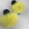 Summer Children Fox Fur Slippers Ladies PVC Fur Tisters Flip Flops for Women Girls Tisters 231007