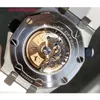 Ap Swiss Luxury Watch Oak Offshore Series 15710st Oo A010ca.01 Reloj de pulsera mecánico para hombre, acero de precisión, deportivo y de ocio, con placa blanca