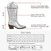 Boots GOGD Fashion Women Cowboy Short Ankle Boots for Women Chunky Heel Cowgirl Boots Embroidered Mid Calf Western Boots 231122