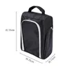 Outdoor Bags Golf Shoe Bag Zippered With Ventilation Outside Pocket for Socks Tees etc. Perfect Storage Black 231122