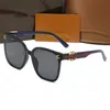 High Quality Designer Man Sunglasses Classic Goggle Woman Sun Glasses Portrait Eyeglasses 6 Colors with Original Box