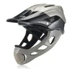 Casques de moto Casque de vélo de montagne Cyclisme hors route Casquette de sport intégrale pour hommes Taille légère 55-60 cm