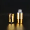 15 ml 30 ml 50 ml 80 ml 100 ml Airless Plastic Pump Bottle Hot Stamp Gold Cream Container Essential Oil Sub-Bottle HPKTC