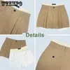 Skirts WTEMPO Vintage Irregular Micro Mini Skirt Women Y2K Fashion Crop Patchwork High Waist Sexy Pleated Belt Cargo Skirt Streetwear P230422