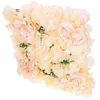 Decorative Flowers Floral Wall Panel Artificial Rose Wedding Backdrop Decoration Flower Fake Silk