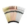 Cigarette 155MM Hand Rack Cones Tobacco Cigarette Holder Premium King Palm Metal Smoking Clip Mix 3 Colors Herb Pipe Accessories