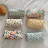 Cosmetic Bags Cases Kawaii Floral Travel Lipstick Coin Purse Storage Bag Cute Makeup Handbags Women Wallet Pencil Case Organizer Pouch 230421