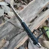 Facas de caça de acampamento de alto carbono S. s. Faca de lâmina fixa com bainha e faca de manuseio para caçar camping e sobrevivência de campo Combate tático ao ar livre