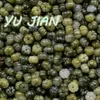 Pierres précieuses en vrac perles de citrouille de jade de soie dorée rouge jaune blanc vert violet peinture de Chine colorée à la main bricolage perles en vrac bijoux