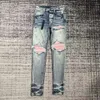 Designer Uomo Jeans viola Pantaloni denim Pantaloni moda Qualità di fascia alta Design dritto Retro Streetwear Pantaloni sportivi casual Pantaloni da jogging 730