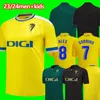 23 24 Camisetas Cadiz Soccer Jerseys Kids Kit Futbol Football Shirt 2023 2024 Home Away Training PlayerバージョンSobrino Alex Lozano T.Bongonda I.alejo R.Alcaraz Espino