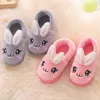 Slipper Baby Toddler Slippers Winter Kids Cartoon Rabbit Cotton Shoes For Boys Girls Fluffy Childrens Indoor Home 231122