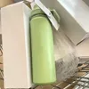 Water Bottles 710ml Lulu Insulated Cup Vacuum Portable Leakproof Outdoor Bottle Warm Sports Stainless Steel Pure warm cup 231121