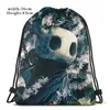 Borse per la spesa Unisex con coulisse Hollow Knight(3) Zaini da donna Borsa da fitness per allenamento da viaggio all'aperto