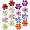 Kwiaty dekoracyjne 16pcs sztuczny jedwabny kwiat DIY Orchid Fryzury