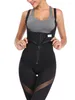 Cinture Fascia da donna con cerniera Corsetto in vita Top tinta unita a forma di U Push Up Shapewear con spalline regolabili Shaper a tubo