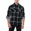 Mannen Casual Shirts 2023 Plaid Flanel Shirt Lente Herfst Mannelijke Regular Fit Lange Mouwen Voor Man Kleding Blouse tops