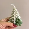 Świece świąteczne ozdoby silikonowe świeca pleśń DIY Tree rzemiosła Myliczne z żywicy tynkowej Formy pieczeniowe Dekor 231121