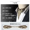 Bow Ties Men Vintage Polka Dot Wedding Formal Cravat Ascot Scrunch Self British Style Gentleman Polyester Silk Paisley Neck Tie Luxury