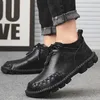 Botas homens inverno boa qualidade couro genuíno tornozelo zíper tênis foowear chaussure homme