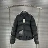 Down Jacket Balencaiiga Designer Coats 2023 New Paris b Family Star Same Men's Women's Small Letter Outline Turtle Back Down Cotton Coat