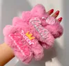 Girls Barbie Plush Hair Associory Kids Candy Letter Crown Consique Garmy Asestine Scrunchie Women All-Matching Hairbands Z5319