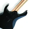 희귀 UV70P BK UV777 UV777 Universe 7 Strings Steve Black Electric Guitar Floyd Rose Tremolo 형광 녹색 픽업 도트 인레이 블랙 하드웨어