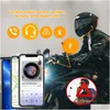 Other Auto Electronics Car Motorcycle Bluetooth Helmet Intercom Headset Wireless Waterproof Hands- Call Stereo Music Earphone Walkie Dhcso