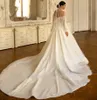 2024 Elegante abito da ballo abito da sposa delicato applicazioni di perline innamorato manica a sbuffo abiti da sposa Vestido De Novia Casamento su misura