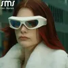 Солнцезащитные очки Стимпанк Негабаритный Y2K CULOS DE SOL NOVA MULHER HOMENS 2000GLASSES S PUNK CULOS DE SOL LUXO FEMININO UV400 Тонн de Sol Oculos J230422