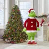 Hızlı Teslimat Gerçekçi Animasyonlu Grinch Noel Süs Noel Ağacı Odası Dekorasyonu 2023 Bebek Hediye Dekoracin Navidea FY7743 1122