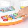 Tastaturen Klavier Kinder Baby rotierende Musik mit Licht Sound pädagogisches Spielzeug Kinder Geschenk Tiere klingende Tastatur spielen Typ Musica 231122