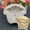 Baking Moulds Silicone Mold Medusa Avatar Face Relief Cake Resin Decorate Baking Tools For Diy Chocolate Cake Candy Fondant Moulds Accessories 230421