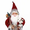 クリスマスの装飾30/45/60cmクリスマスデコレーションサンタクロース人形スタンディングファギーホリデー装飾装飾装飾レイアウト窓の装飾231121