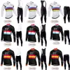 Quick Step Pro Team Cycling Jersey Winter Jersey Long Sleeve Thermal Fleece Bike Clothing Maillot Ropa Ciclismo A08251S