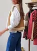 Gilet da donna Autunno e inverno Stile europeo americano Moda Pelliccia versatile Tutto in uno Acquista un gilet
