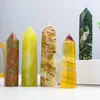 Natural crystal point Arts Ornament Chakra Healing Reiki Energy stone mineral Quartz Pillar magic wand 5-6cm Length Wwdqt