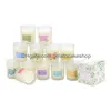 Candele per la casa senza fumo fatte a mano in vetro profumato olio essenziale naturale cera di soia candela per aromaterapia proposta romantica goccia profumata Deli Dheyt