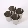 Mugs 4Pcs6Pcs 30ml Outdoor Practical Travel Stainless Steel Cups Mini Set Glasses For Whisky Wine Beer With Case Portable Drinkware 231121