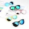 Altri accessori di moda Occhiali da sole per bambini Specchio riflettente colorato Ragazzi Ragazze Bambini Classic Retro Occhiali da sole carini Occhiali rotondi UV400 J230422