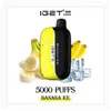 Original IGET Moon 5000 Puffs Kit de dispositif de cigarette électronique jetable Kit de démarrage Vape Pod 13 ml Prérempli 1750 mAh Batterie Authentique vente en gros