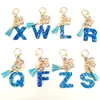 Initial Letter Keychains for Girls Women Cute Butterfly Heart Keychain for Backpack School Bag