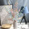 Decorative Flowers 1PC 3D Small Butterfly Orchid Fake Flower Bouquet Home Drapery Wall Wedding Decoration Christmas Diy Artificial